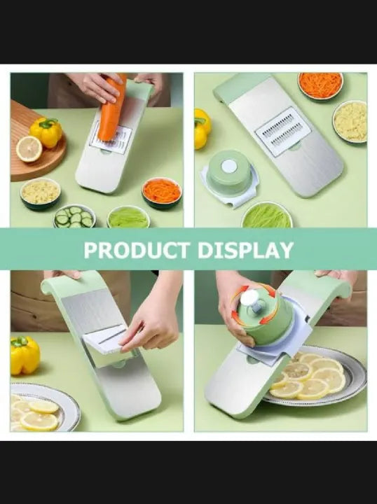 6 in 1 Multifunction Vegetable Chopper & Slicer Manual Vegetable Cutter