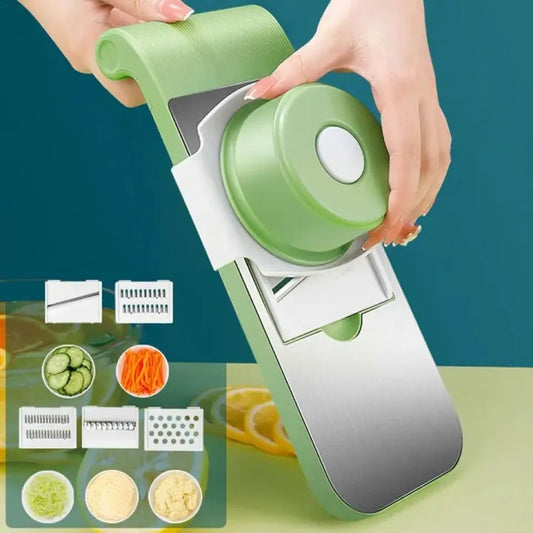 6 in 1 Multifunction Vegetable Chopper & Slicer Manual Vegetable Cutter