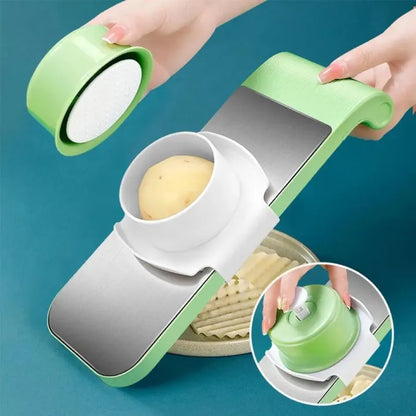 6 in 1 Multifunction Vegetable Chopper & Slicer Manual Vegetable Cutter
