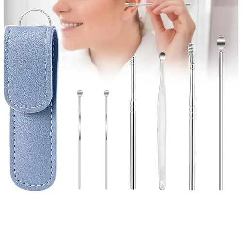 Ear Wax Cleaning Kit, 6 Pcs Ear Pick Tools