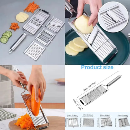 6 in 1 Multifunction Vegetable Chopper & Slicer Manual Vegetable Cutter