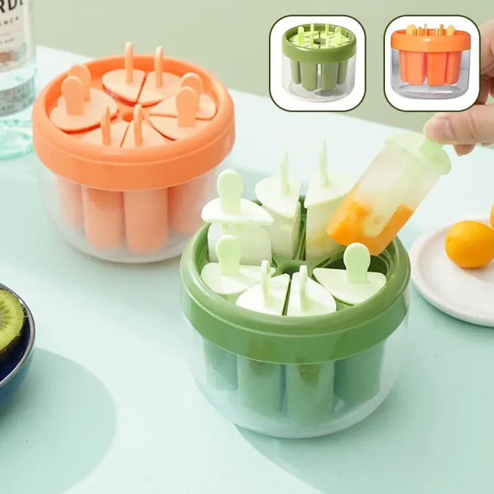 Practical Plastic 8 Hole Ice Cream Mold