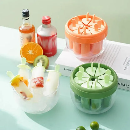 Practical Plastic 8 Hole Ice Cream Mold