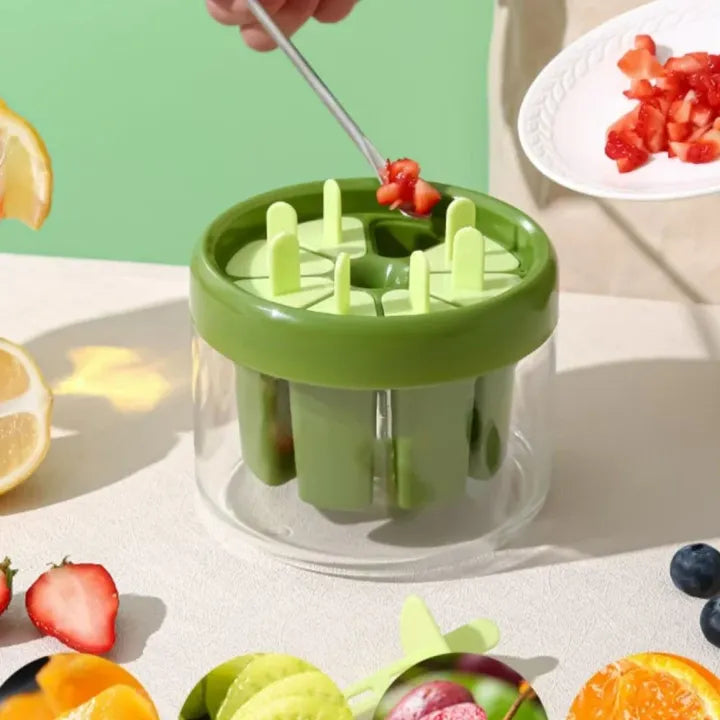 Practical Plastic 8 Hole Ice Cream Mold