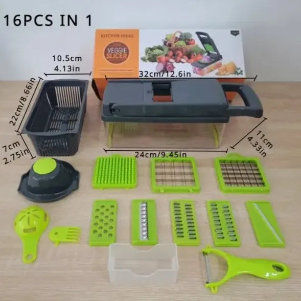 16 in 1 Vegetable Cutter Fruit Slicer