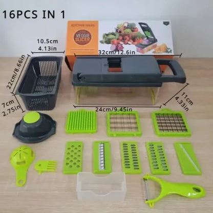 16 in 1 Vegetable Cutter Fruit Slicer